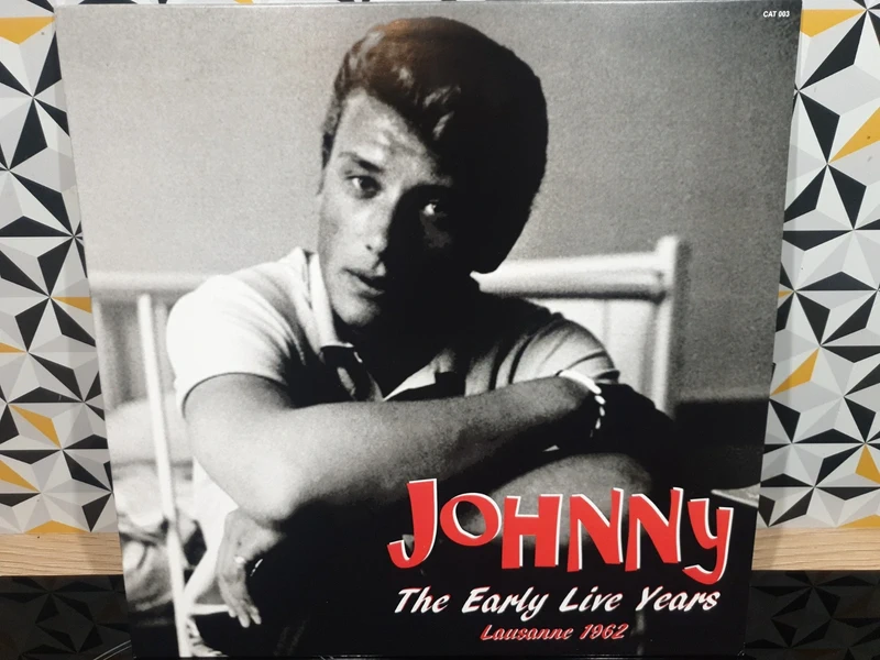 Vinyle 33T Johnny Hallyday - The early live years - Lausanne 1982 - Cat record 2014 - 300 copies