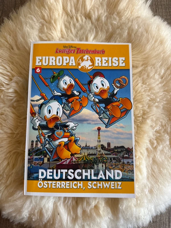 Lustiges Taschenbuch Europa Reise | Deutschland Österreich Schweiz