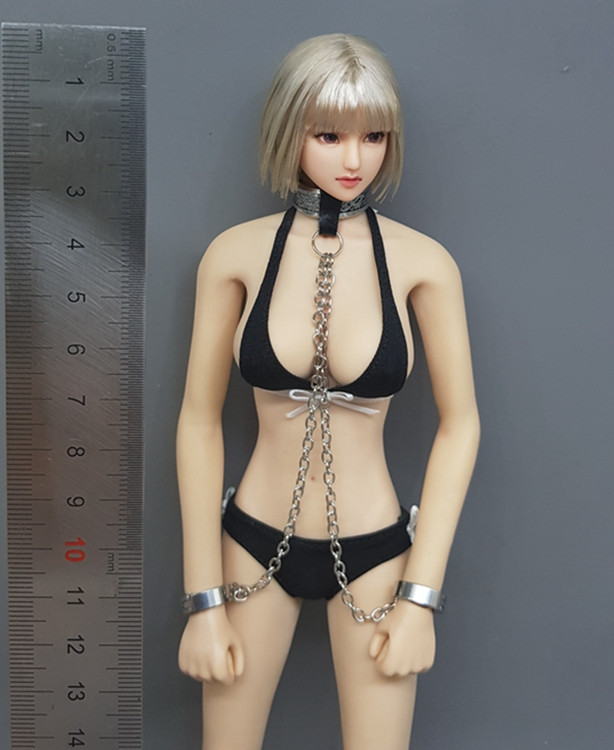 Accessori scena scala 1/6 modello collare + catena per corpo 12" PH TBL HOT
