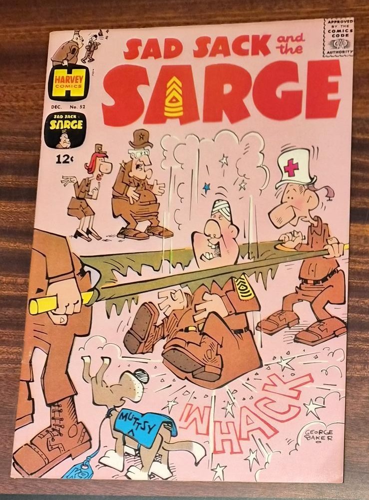 Sad Sack and the Sarge #52 - Harvey - Dicembre 1965 - COPIA FILE ALTA QUALITÀ!!