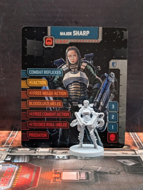 Major Sharp - Zombicide Invader