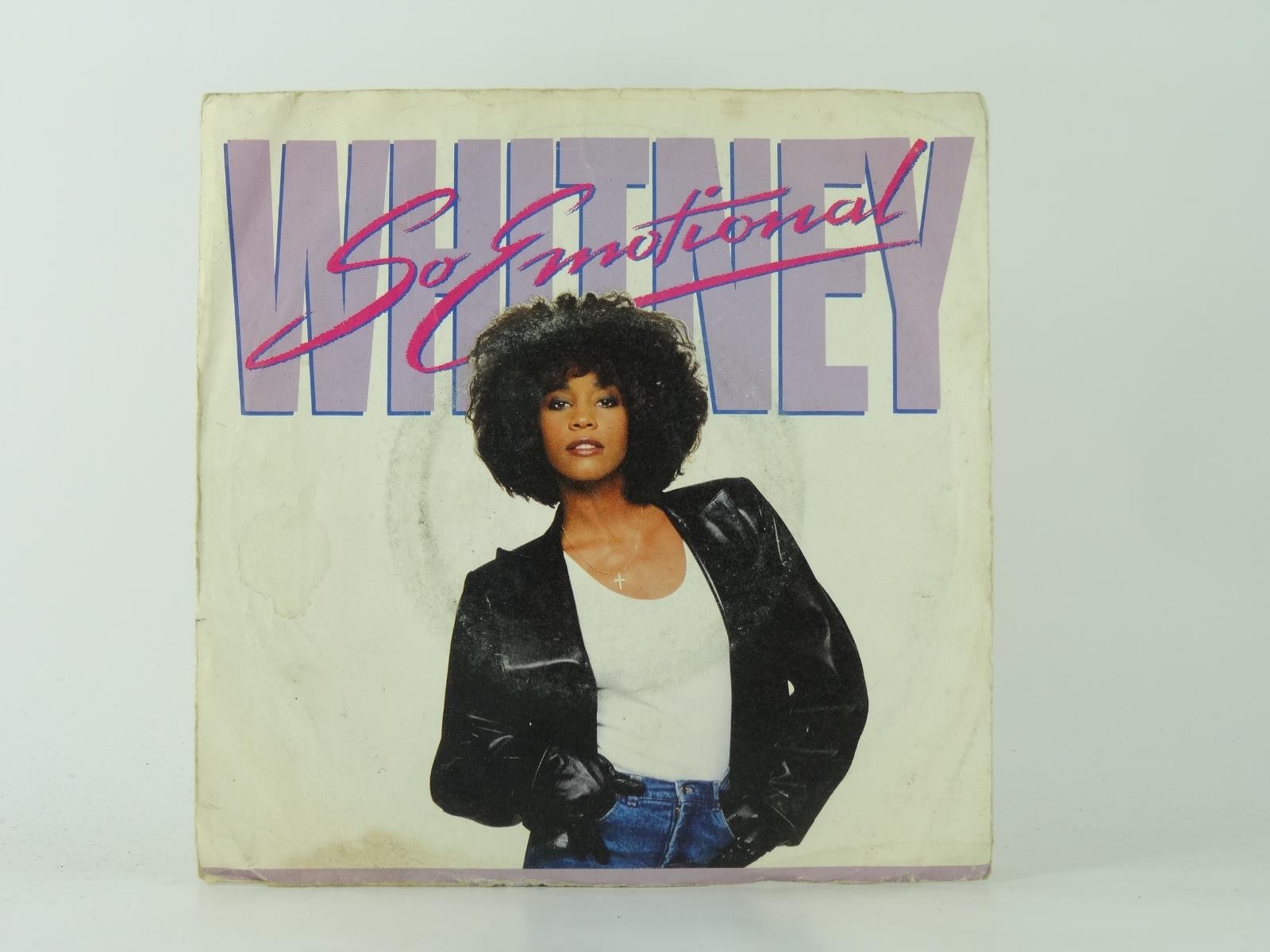 WHITNEY HOUSTON SO EMOTIONAL (11) 2 Track 7" Single including Picture Sleeve ARI
