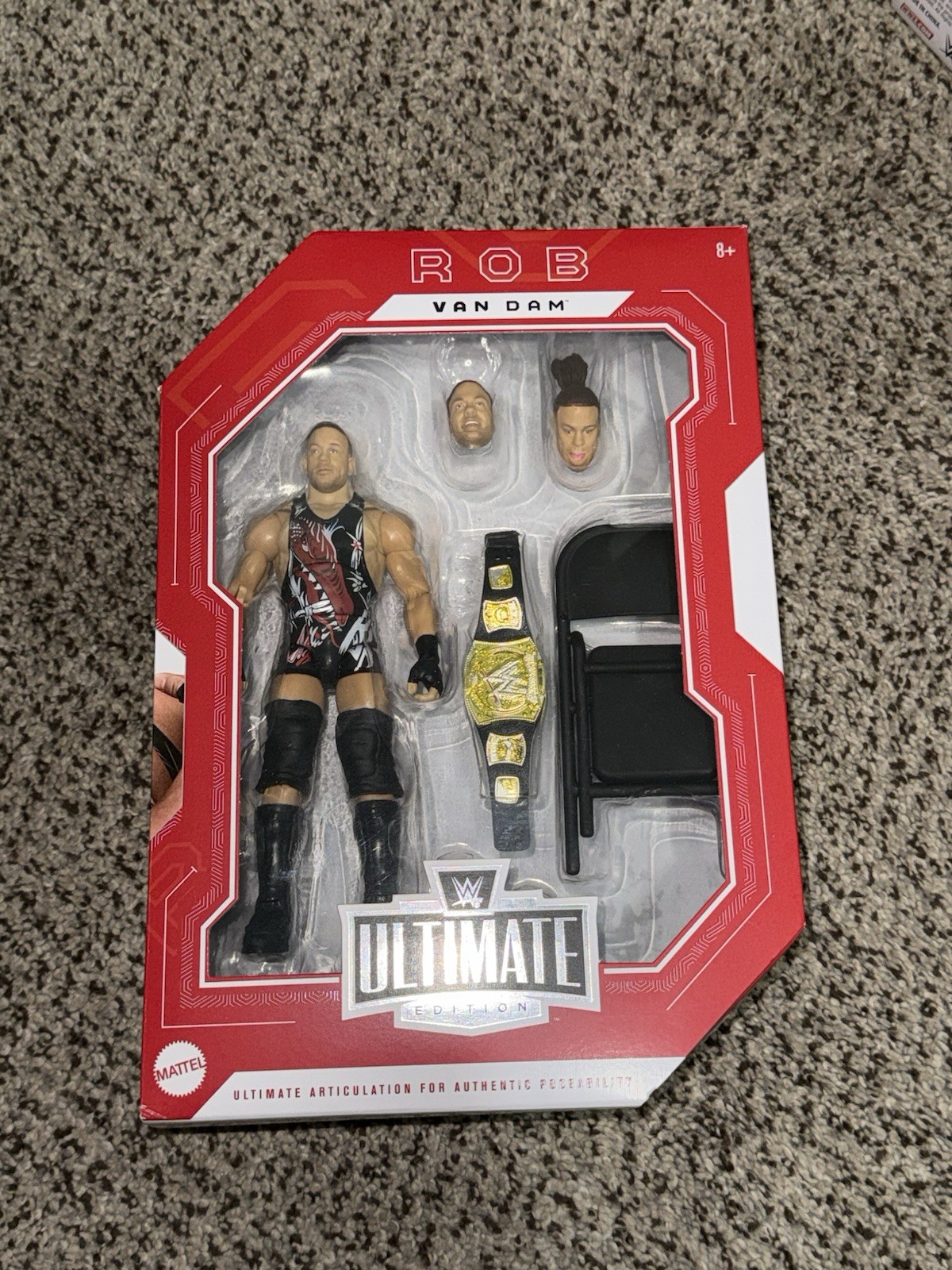 WWE Ultimate Edition Ruthless Aggression Rob Van Dam Figura NUOVO 