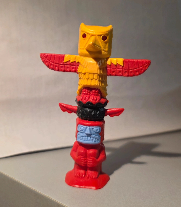 Soldatino figura totem indiano