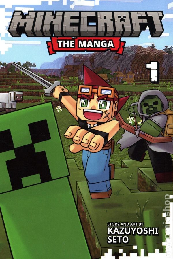 Minecraft Il Manga GN #1-1ST NM 2025 Immagine Stock