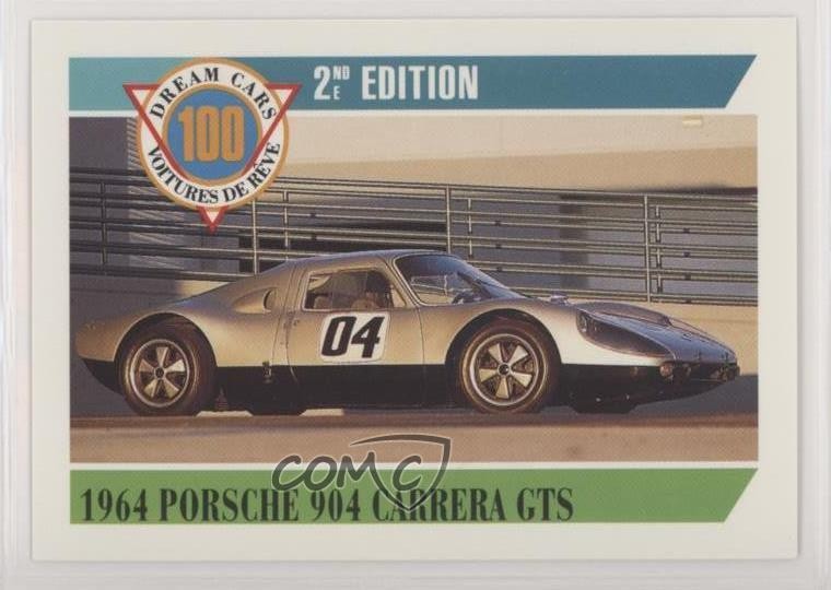 1992 Action Dream Cars 100 2nd Edition 1964 Porsche 904 Carrera GTS #38 0b5