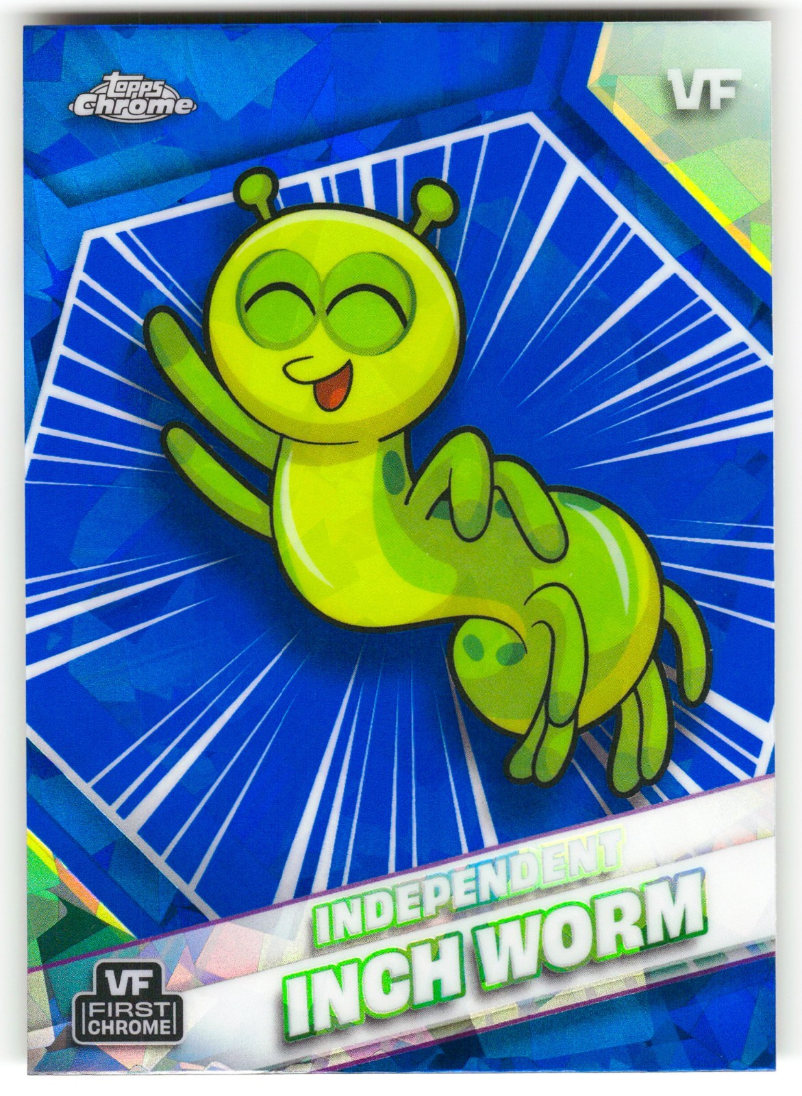 Independent Inch Worm VeeFriends 2026 Topps Chrome Sapphire Card