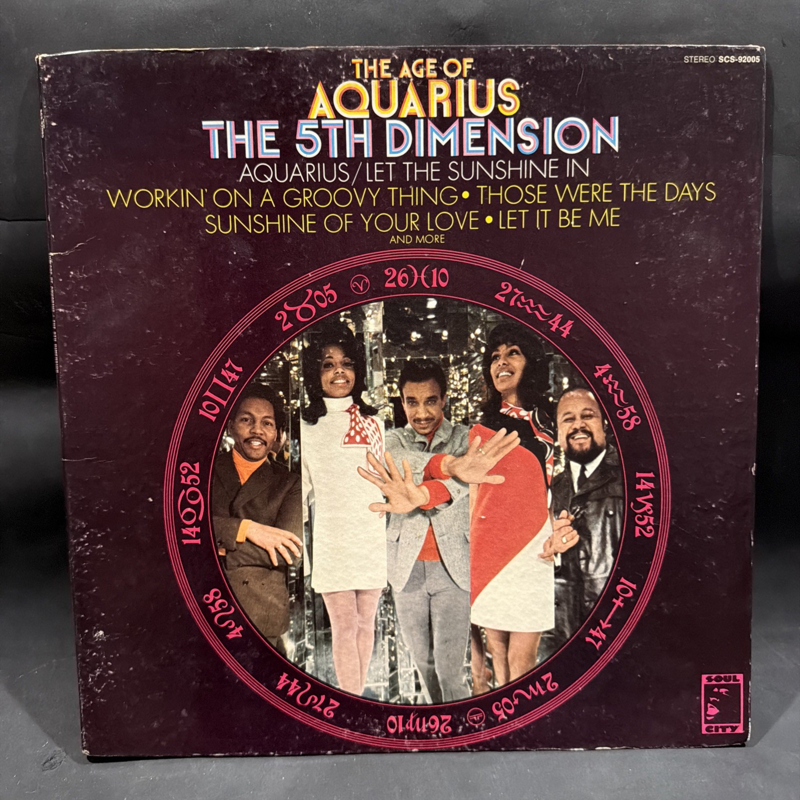 The 5th Dimension "The Age of Aquarius" Vinyl LP Record VTG 1969 Funk (VG+)