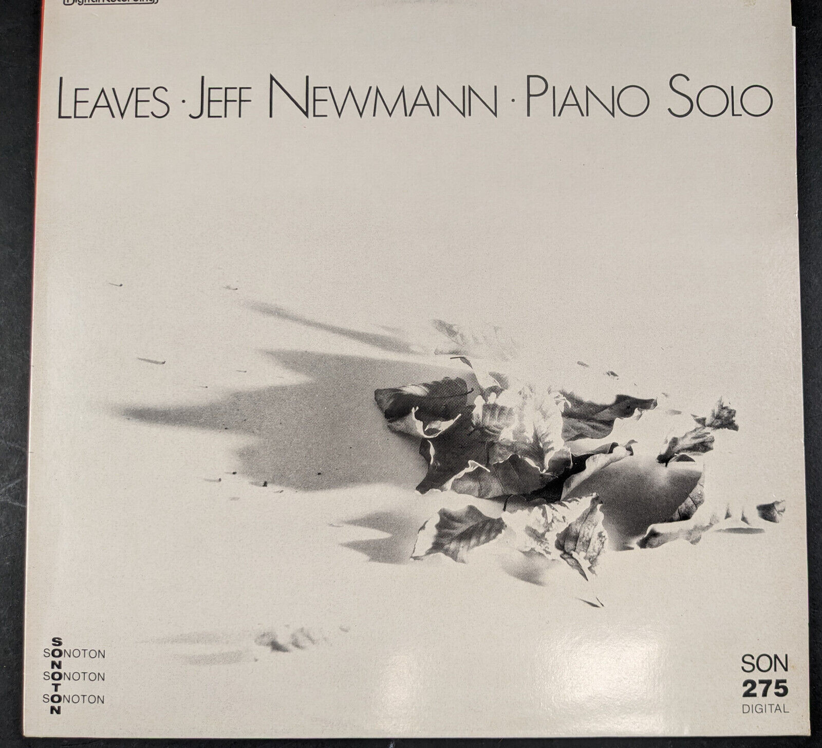 12'' Vinyl - JEFF NEWMANN - LEAVES - Piano Solo - Sonoton Digital Records 1980