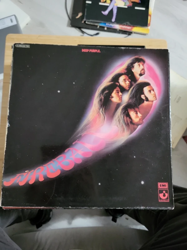 Deep Purple: Fireball, Innentaschen Klappcover, LP