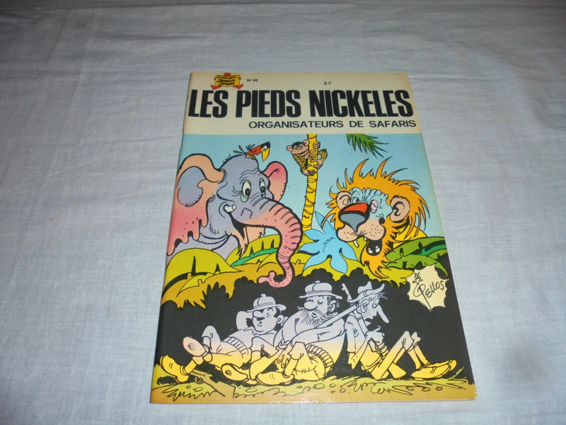 BD Les Pieds Nickelés 68 : Les Pieds Nickelés organisateurs de safari Editions SPE 1971