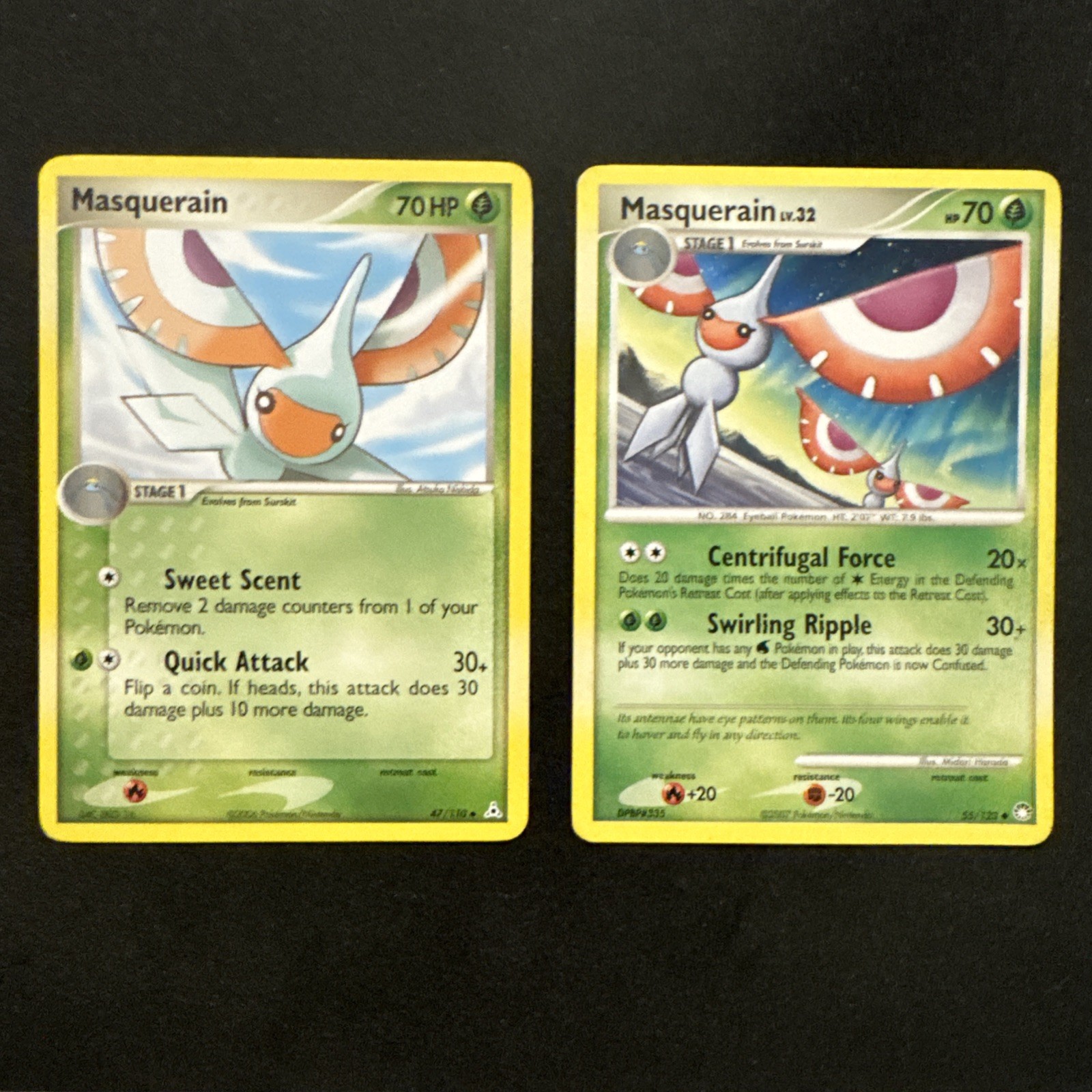 Masquerain 47/110 Holon Phantoms 55/123 Pokemon Tesoro Misterioso