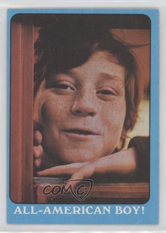 1971 Topps Partridge Family Blue Border All-American Boy! #25A 0s4