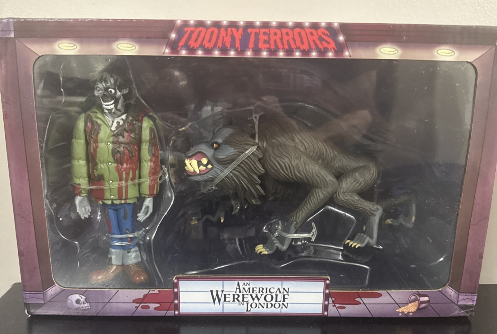 JACK & KESSLER WOLF Lupo Mannaro Americano a Londra Toony Terrors 6" 2pz 2022 SIGILLATO