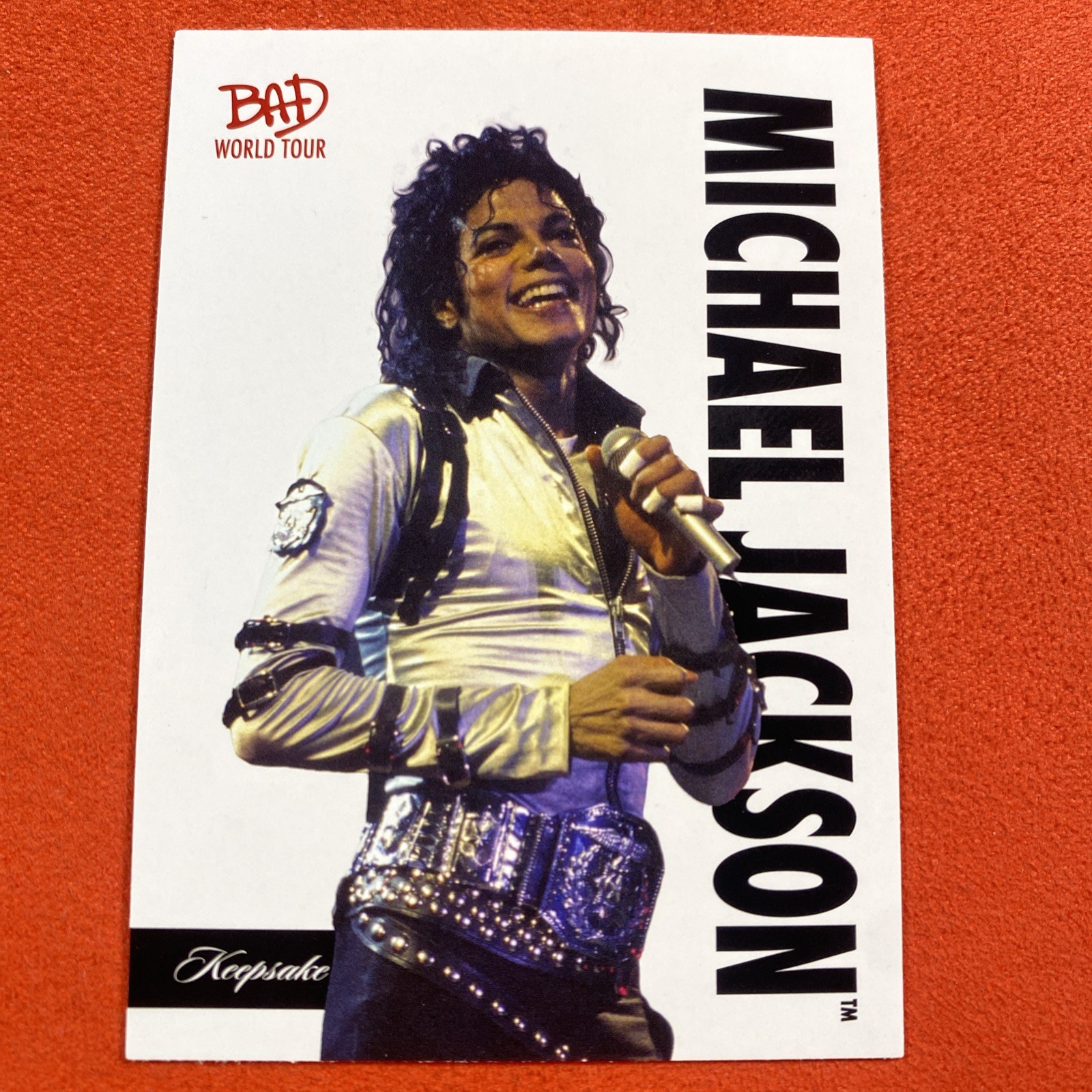 2026 Keepsake Premiere Edition - Michael Jackson - Bad World Tour - Card #24