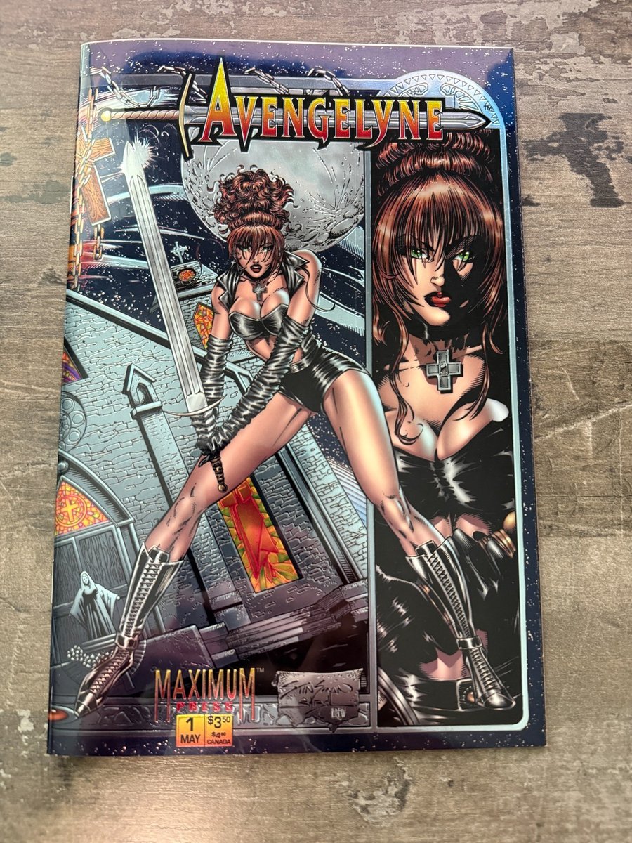 AVENGELYNE 1 Cromo Altissimo Grado Cover MASSIMA PRESSA 1995