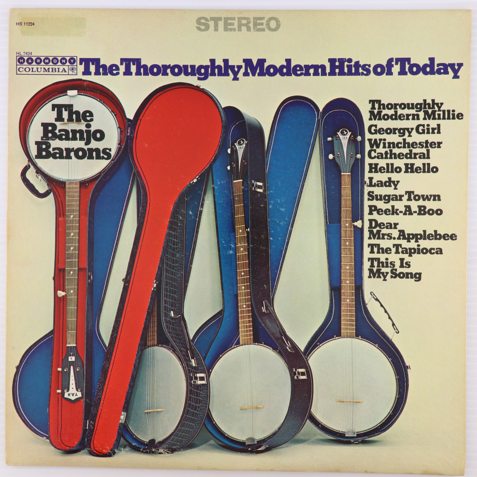The Banjo Barons – The Throroughly Modern Hits Of Today- 1967 Stereo LP HS 11224