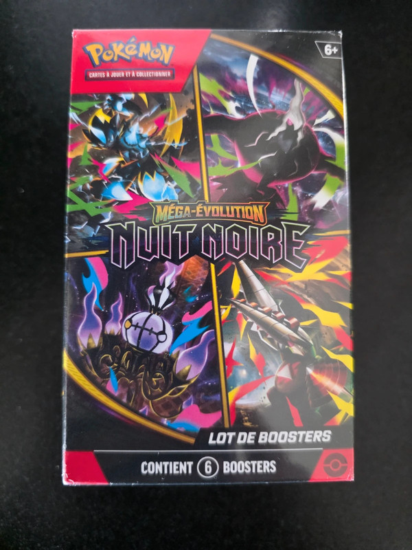 Lot de boosters pokemon Nuit Noire