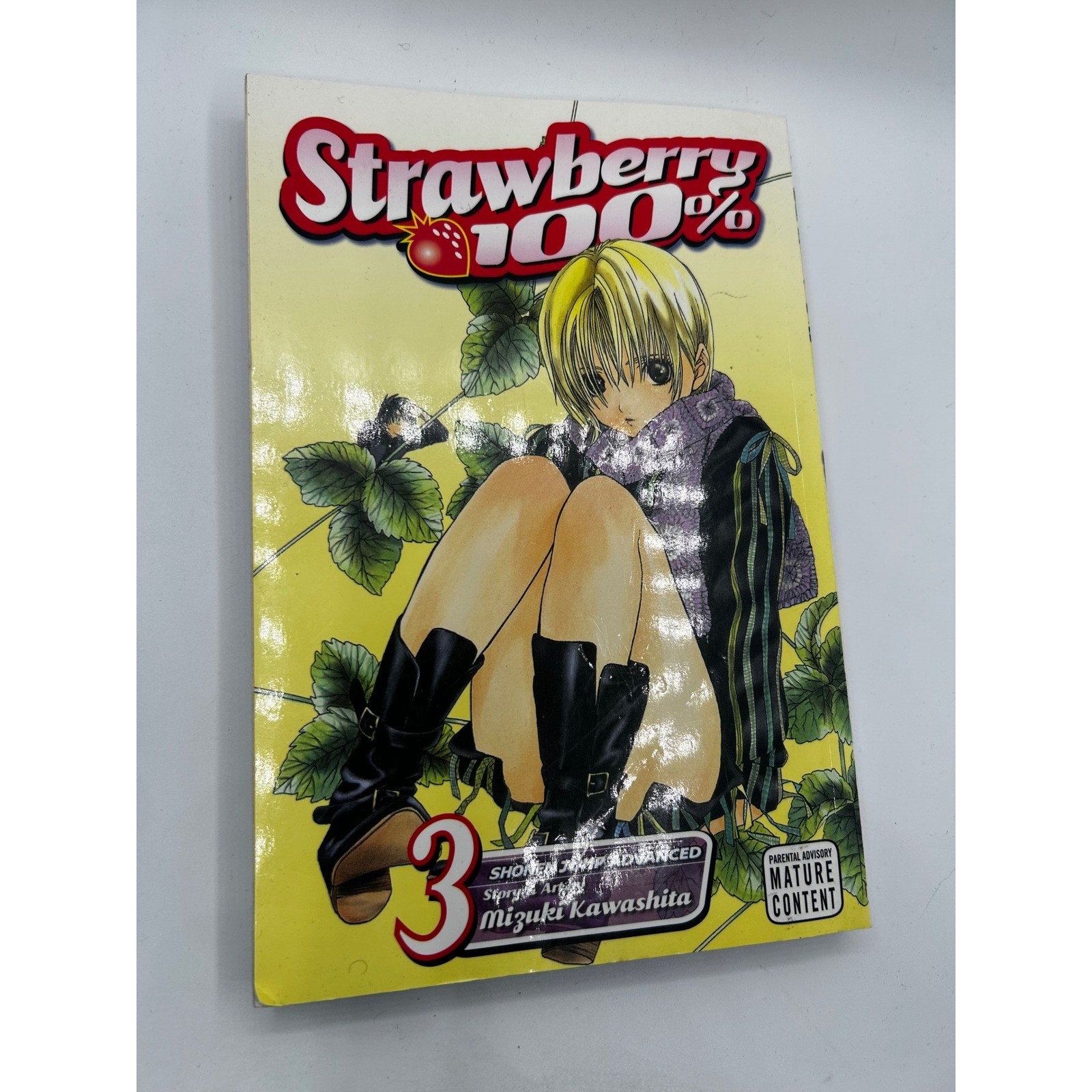 Fragola 100% Vol 3 Manga Mizuki Kawashita Shonen Jump Avanzato Inglese VIZ