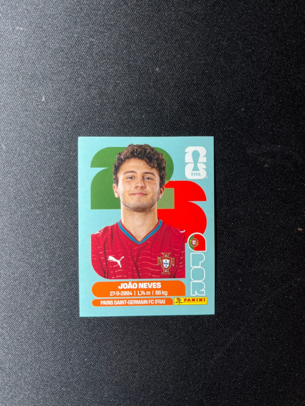 João Neves cromo mundial 2026