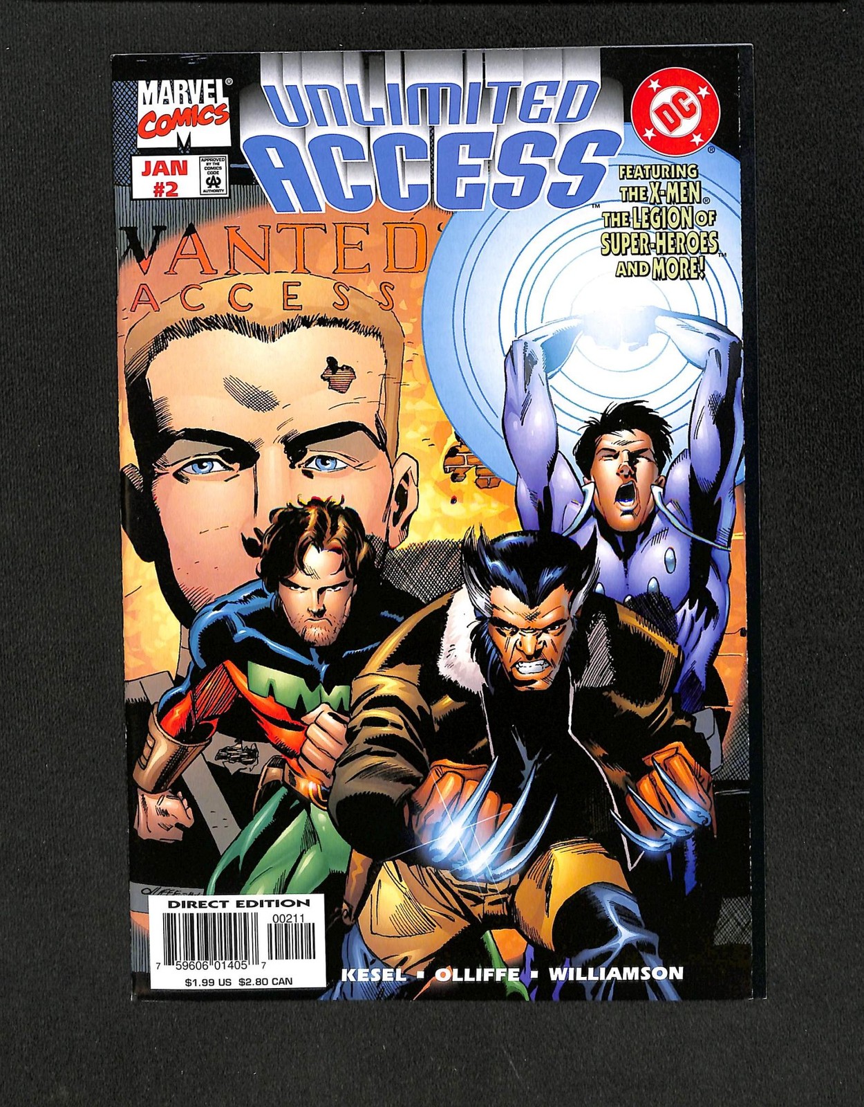 Accesso illimitato #2 Marvel 1998