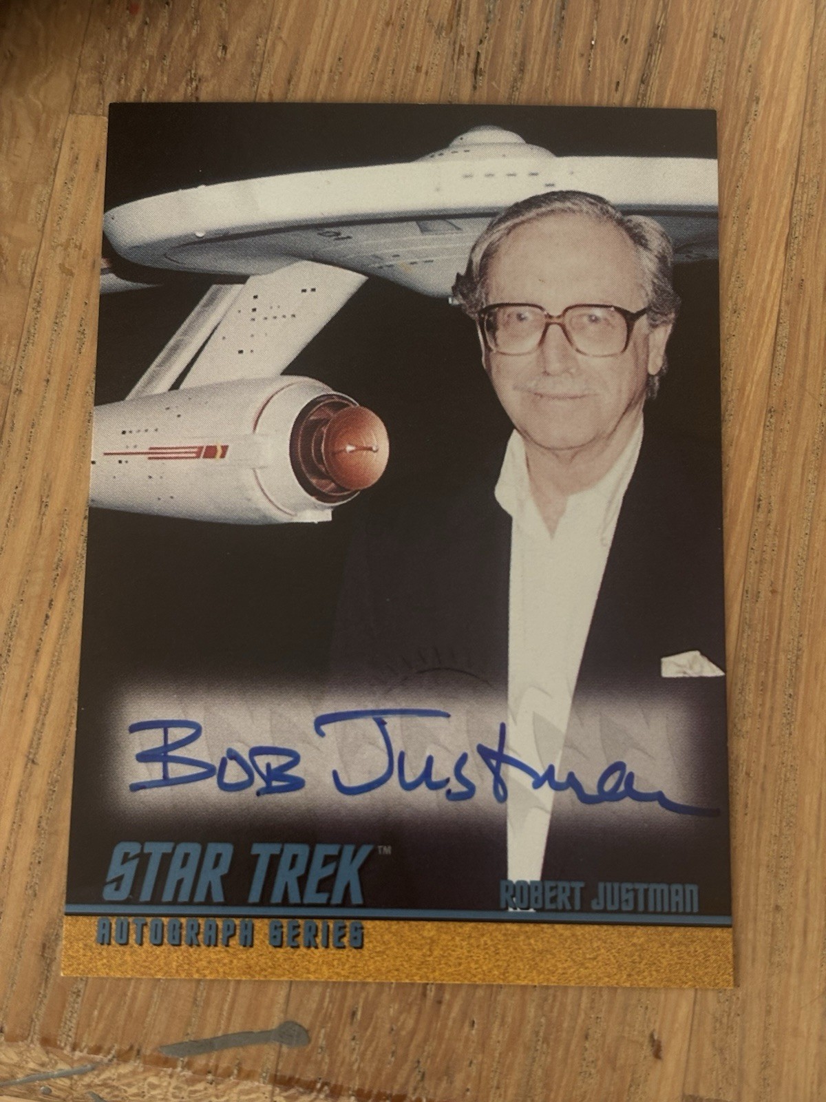 Star Trek La Serie Originale Stagione 1 Autografo A6 Robert Justman