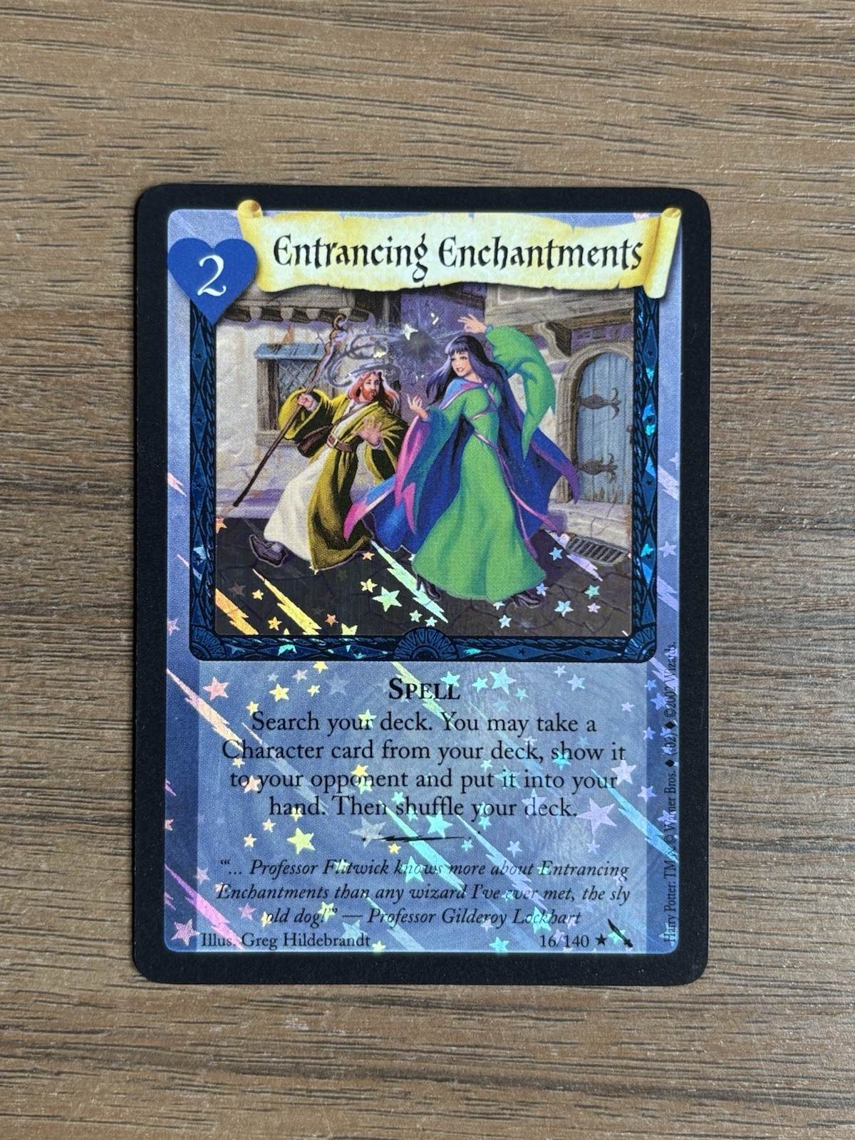 Harry Potter TCG Entrancing Enchantments Holo Foil Chamber 16/140 NM
