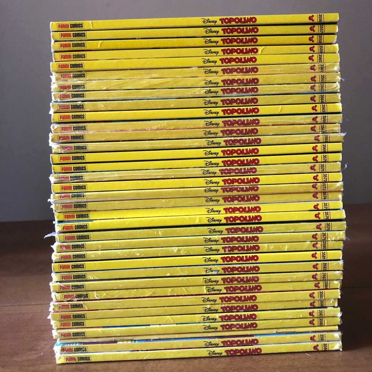 Disney - TOPOLINO 34 Albi dal 3556 al 3576 e dal 3578 al 3590 Molti Sigillati