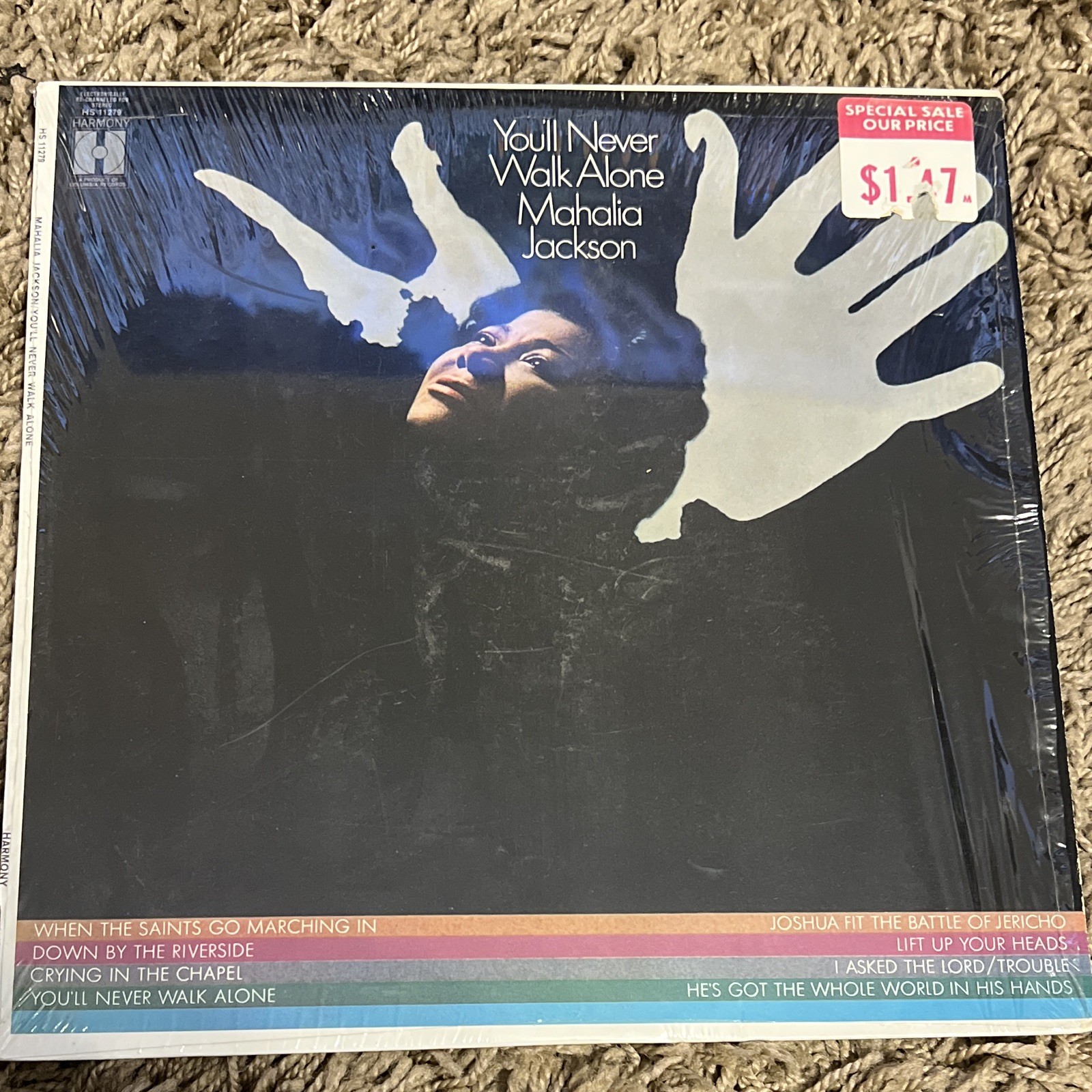 Mahalia Jackson You’ll Never Walk Alone Harmony Stereo LP 11279