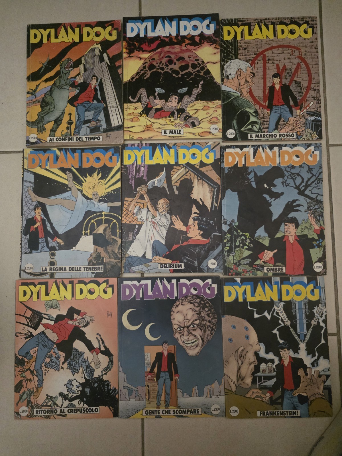 Lotto 9 Dylan Dog n. 50-60 – Prime edizioni originali – Ottime condizioni