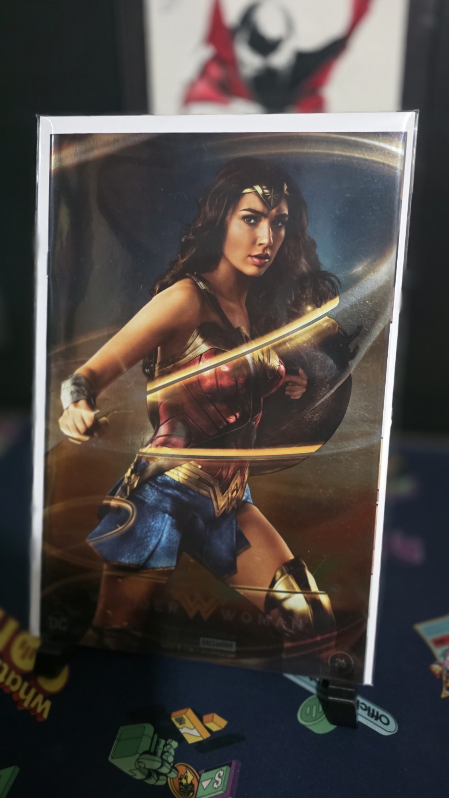 WONDER WOMAN #26 New! 2017 Convention Edition Gal Gadot FOIL PHOTO VARIANT Cover