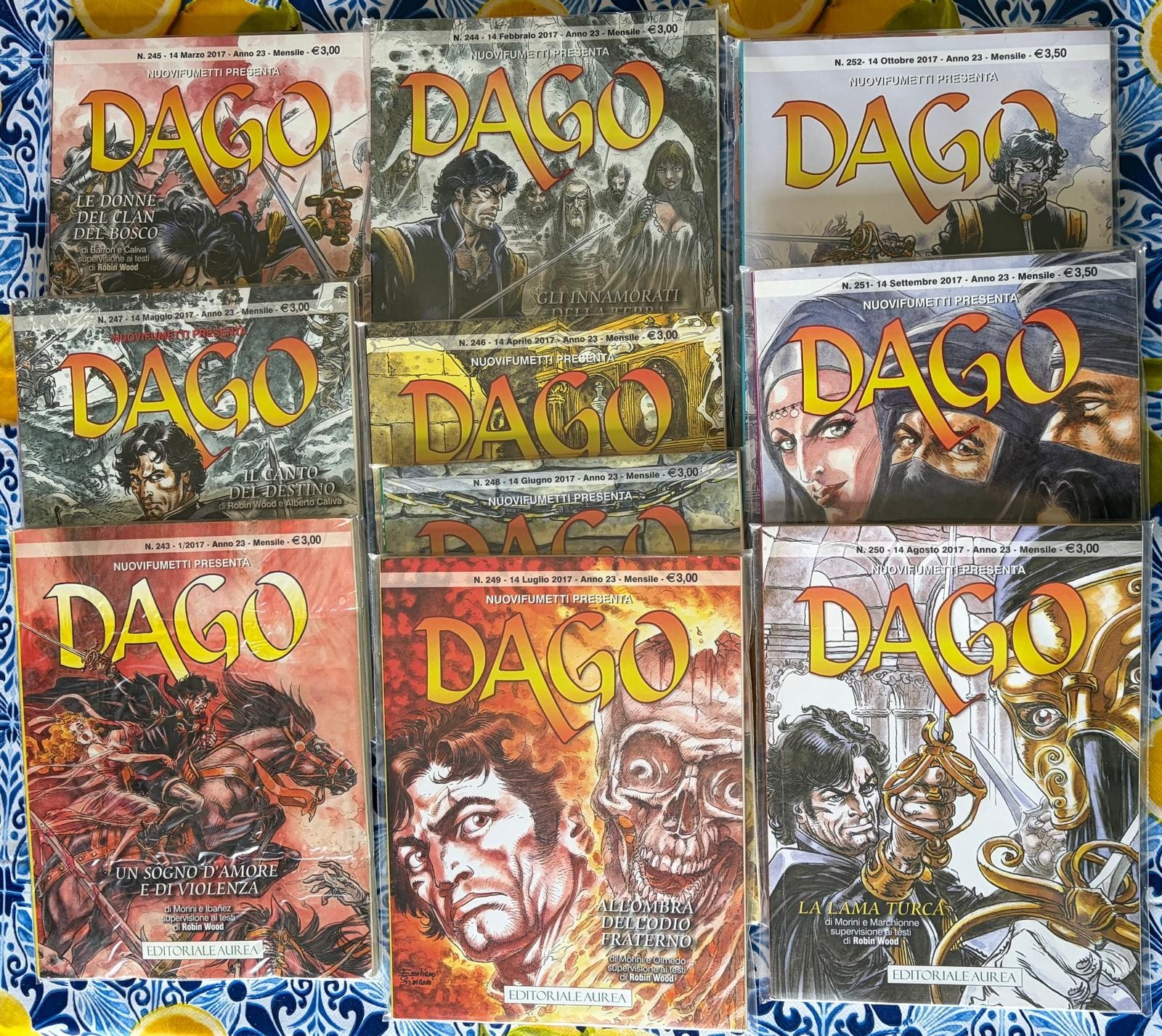 Dago anno 23 N.243-244-245-246-247-248-249-250-251-252-253 ottime condizioni
