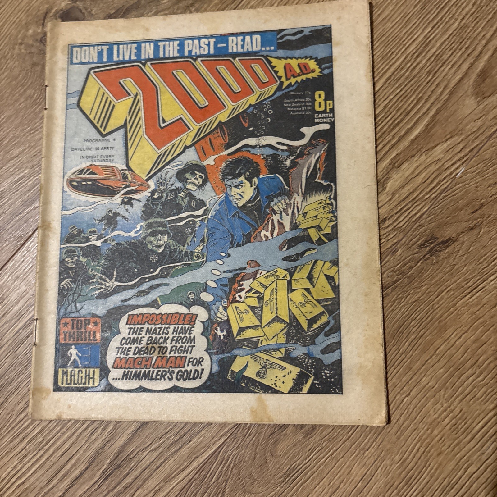 2000AD prog 6 very good condition April 1977