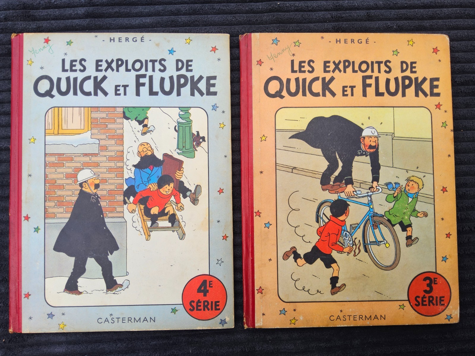 Quick et Flupke - Lot de 2 albums En EO - 3ème serie B3 et 4ème série B4