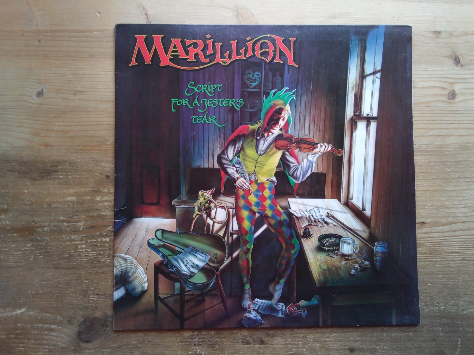 Marillion Script For A Jester Very Good+ Vinyl LP Record Album EMC 3429