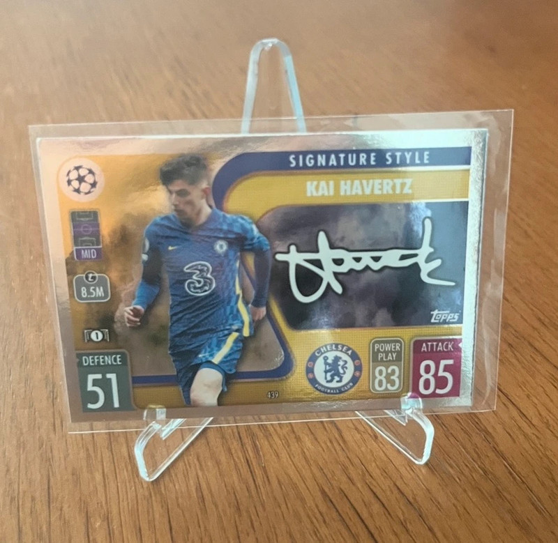 Topps Match Attax Kai Havertz Chelsea Signature