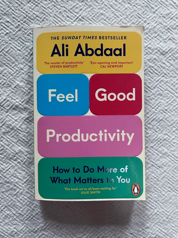 Feel Good Productivity von Ali Abdaal englisch Paperback Buch