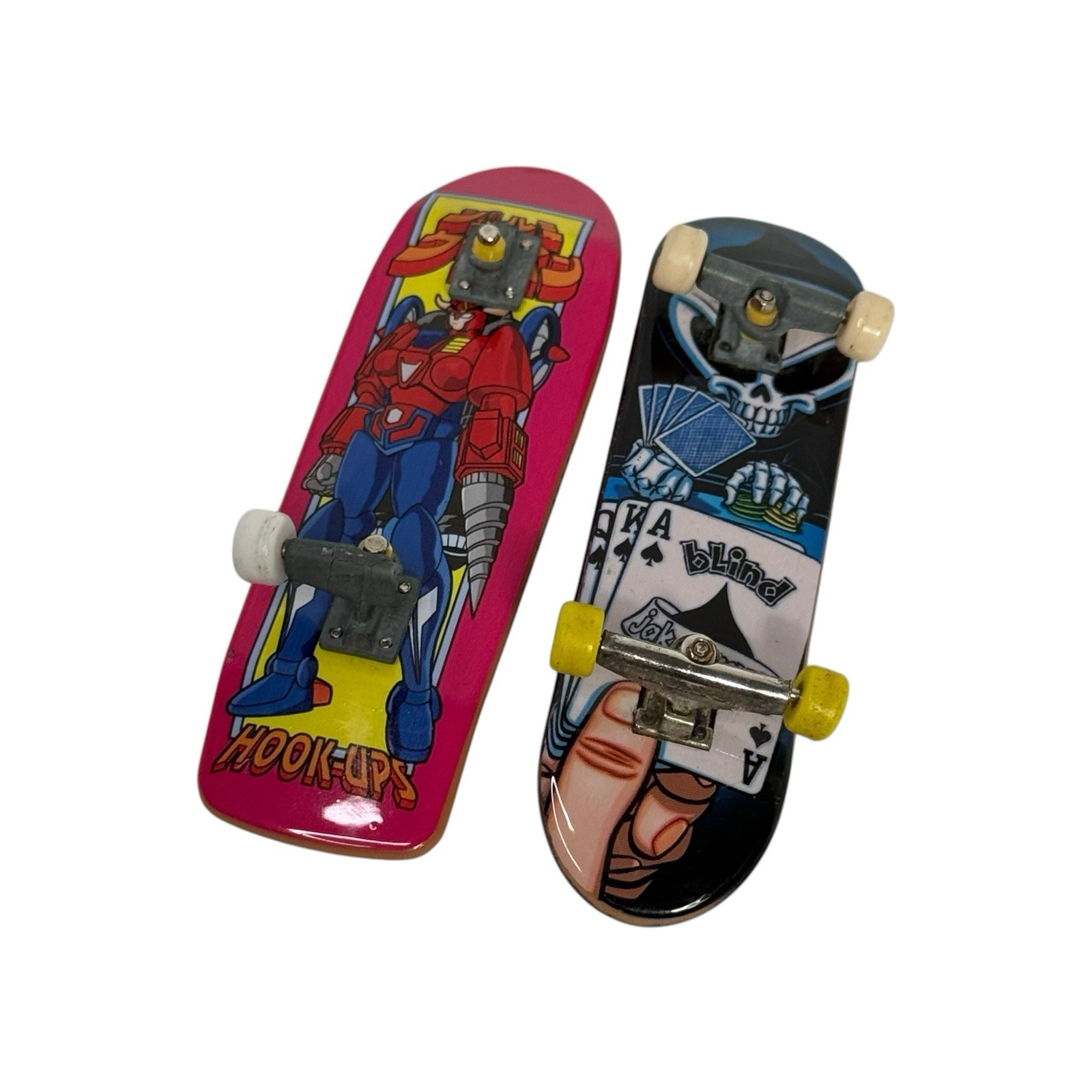 2 rari Tech Deck Robot e tastiera BLIND originali d'epoca HOOK-UPS