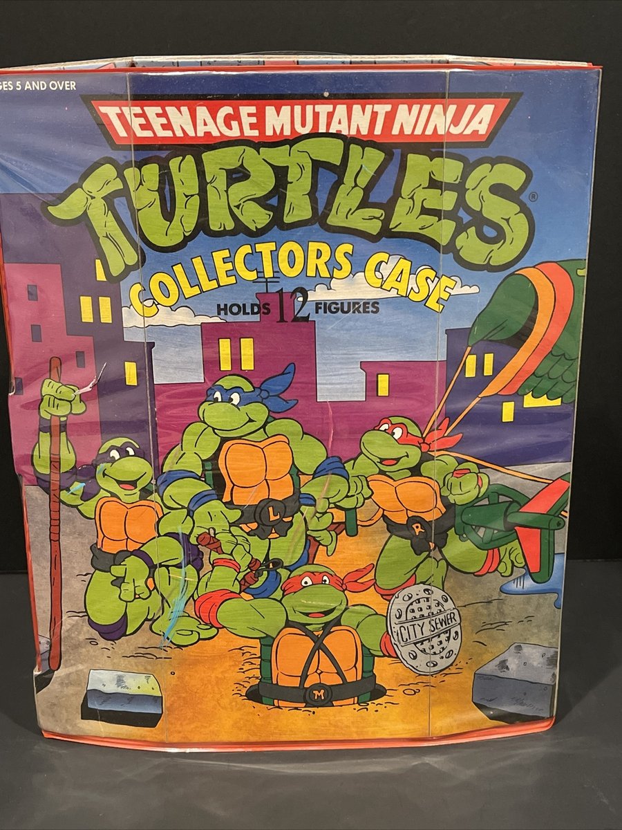 1991 Teenage Mutant Ninja Turtles TMNT Collector’s Case Vintage