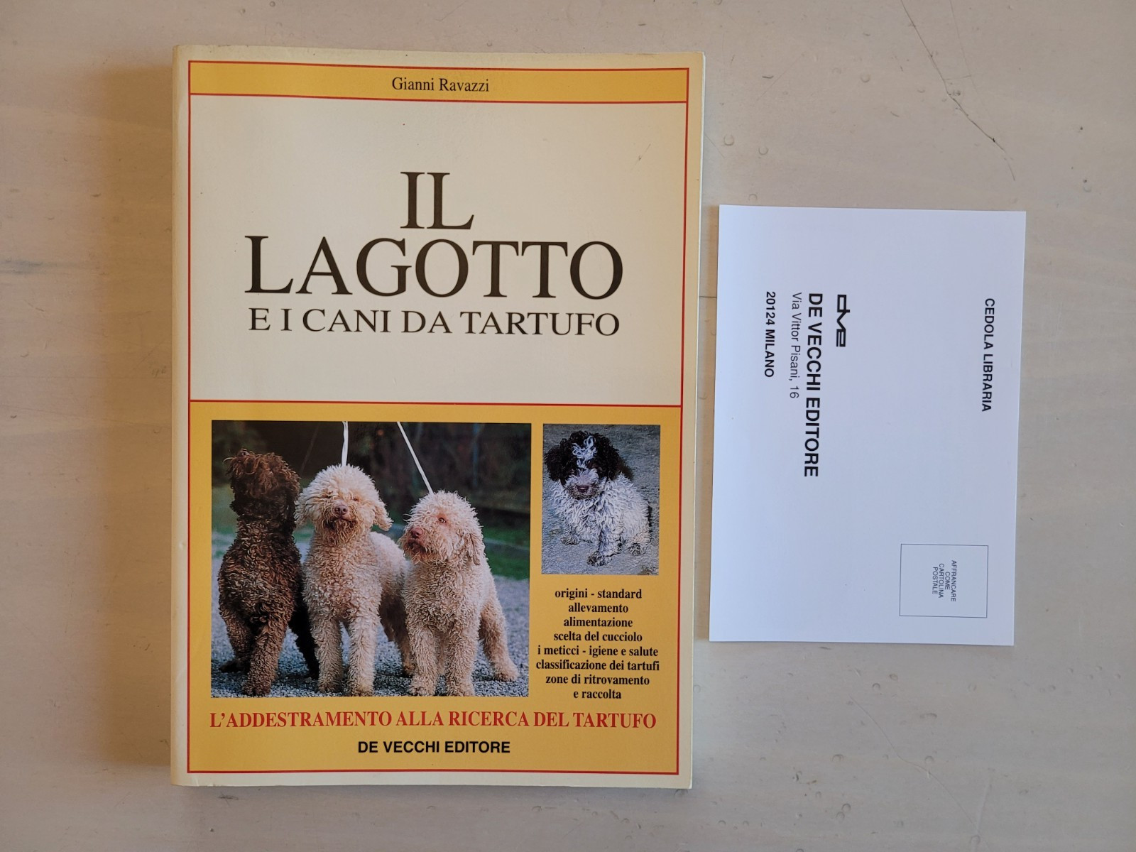 Il Lagotto e i cani da tartufo -Gianni Ravazzi 1997- con cedola libraria