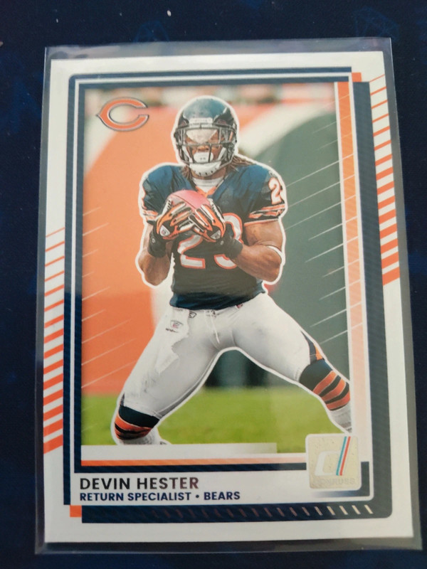 Carte NFL Devin Hester Panini Donruss 2025
