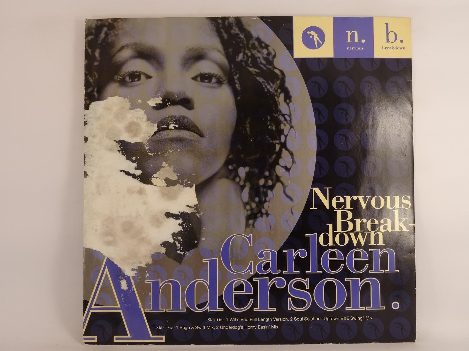 CARLEEN ANDERSON NERVOUS BREAK-DOWN (177) 4 Track 12" Single including Picture S