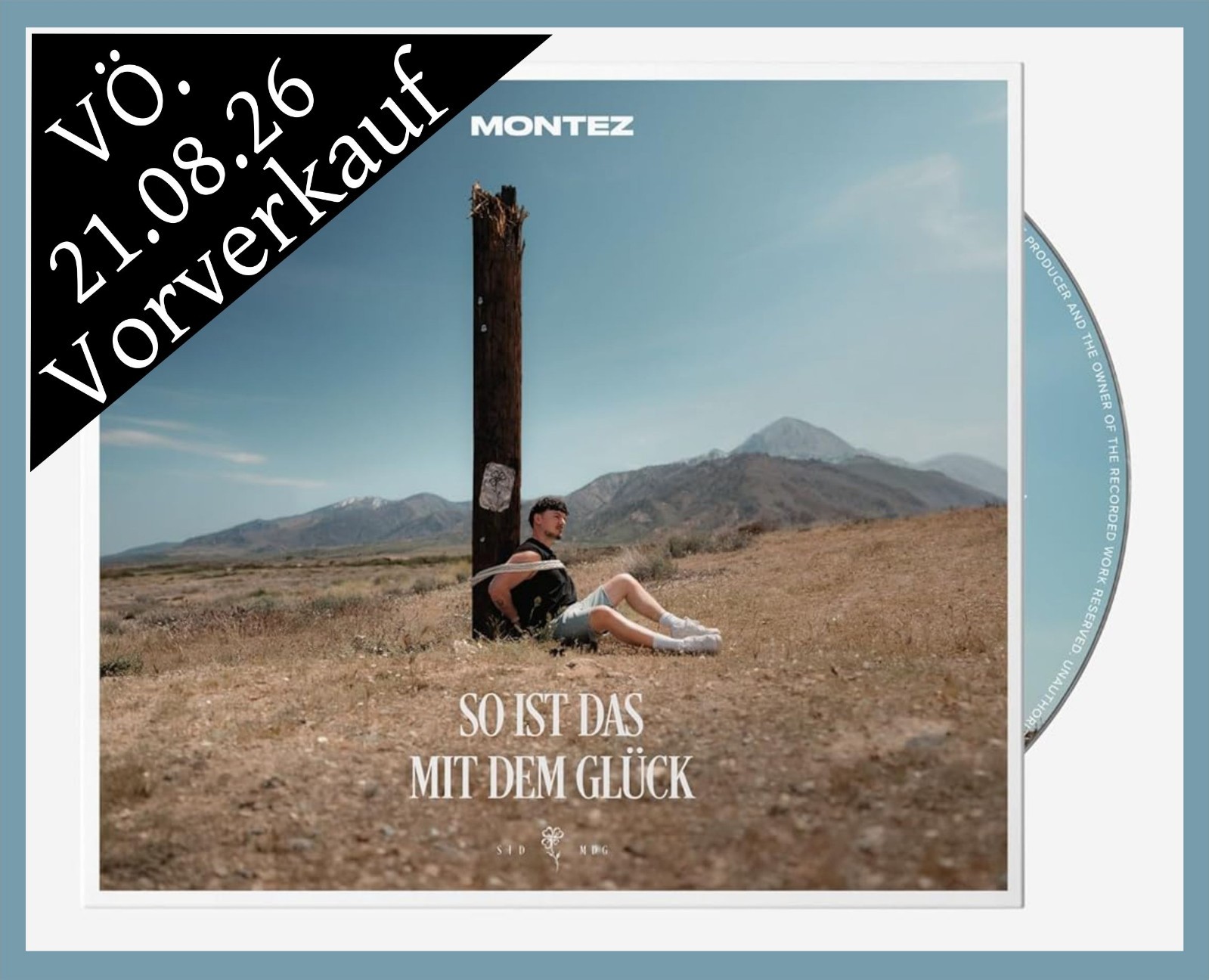 Montez "so ist das mit dem glück" CD NEU Album 2026 Vorverkauf Vö 21.08.