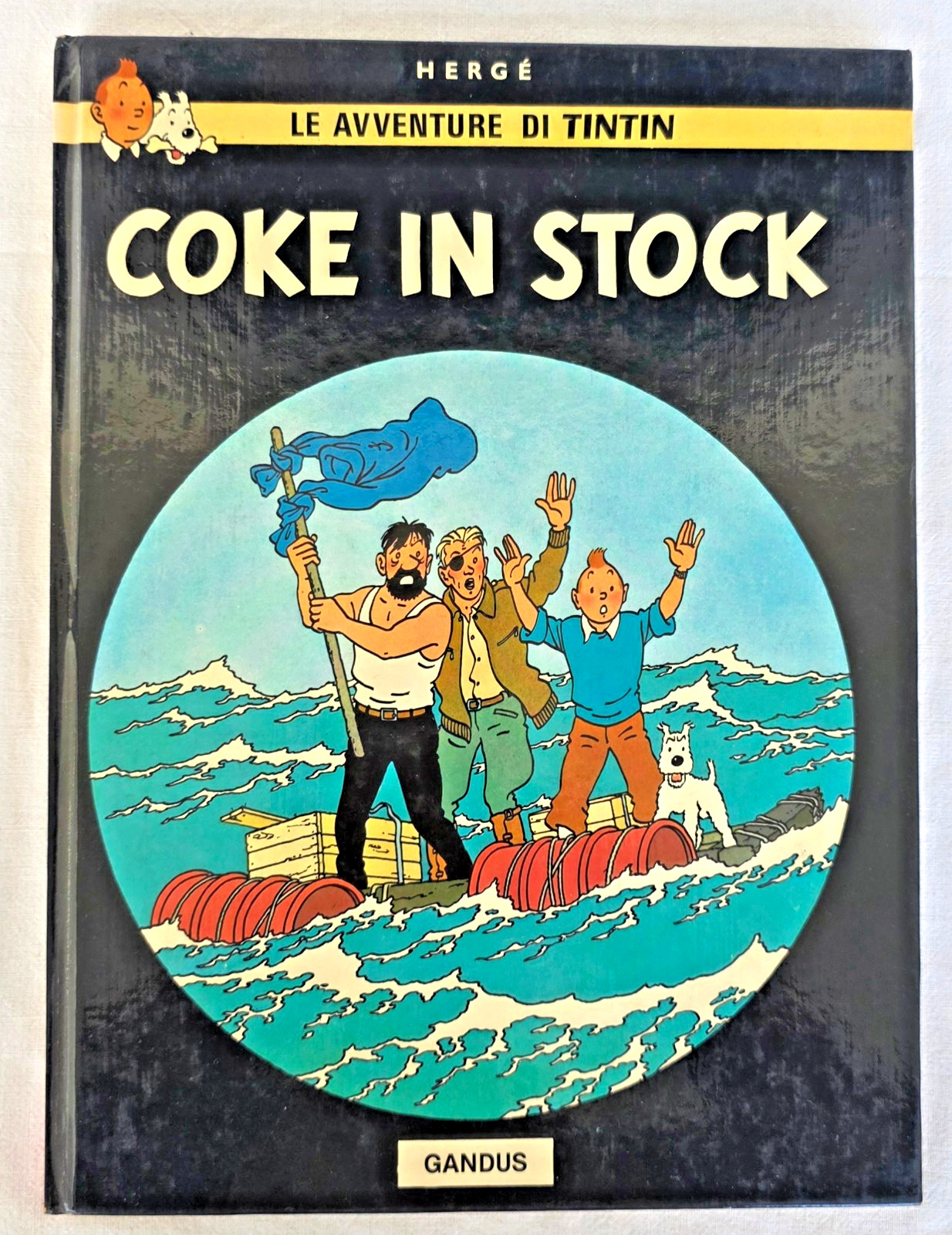 LE AVVENTURE DI TINTIN - COKE IN STOCK (HERGE') GANDUS 1979 CARTONATO