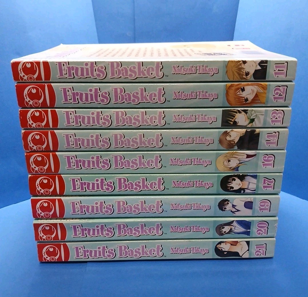 Fruits Basket Manga Lotto Vol 11 12 13 14 16 17 19 20 21 Inglese Natsuki Takaya