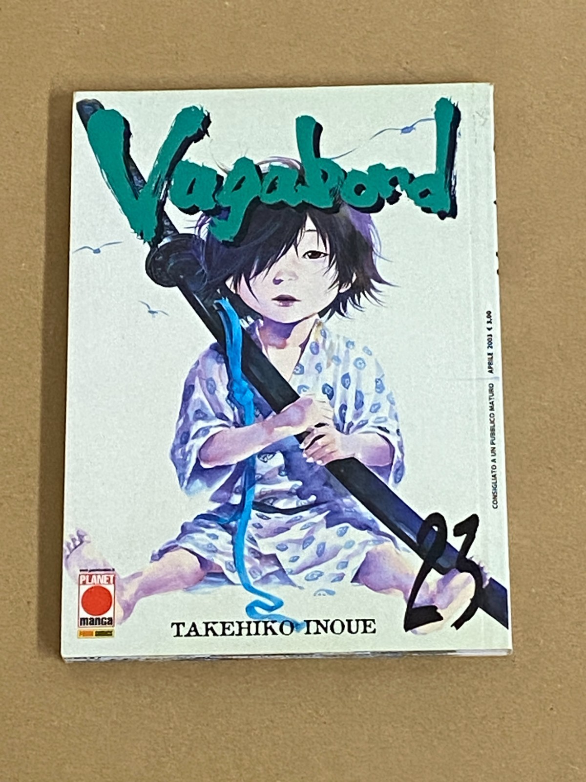 VAGABOND 23 PRIMA EDIZIONE, Panini Comics (2003) ESAURITO.