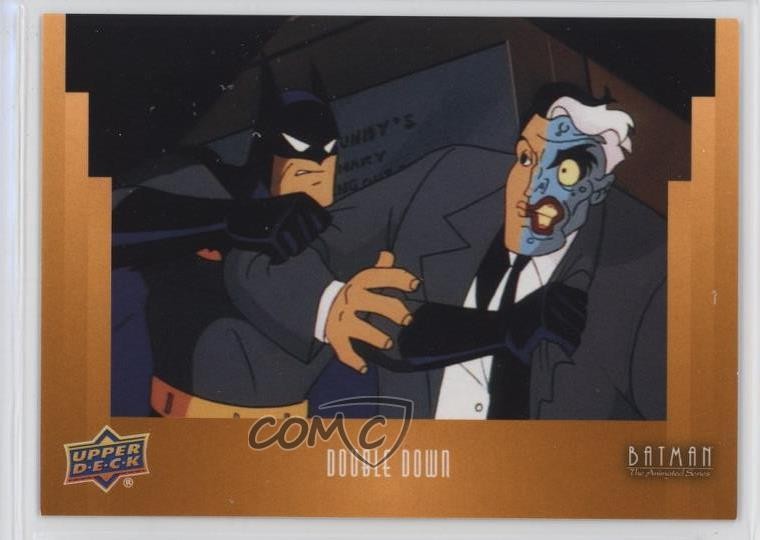 2026 Upper Deck Batman La Serie Animata Arancione 70/99 Doppio Down #9 1qq0