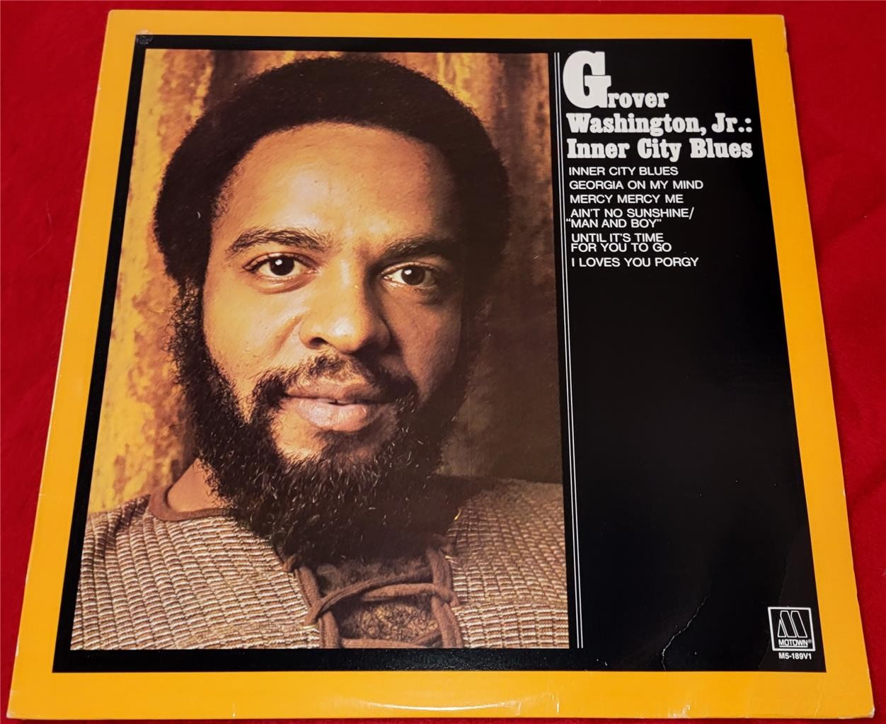 GROVER WASHINGTON JR., Inner City Blues LP, 1981 Motown reissue, Jazz-Funk NM/VG