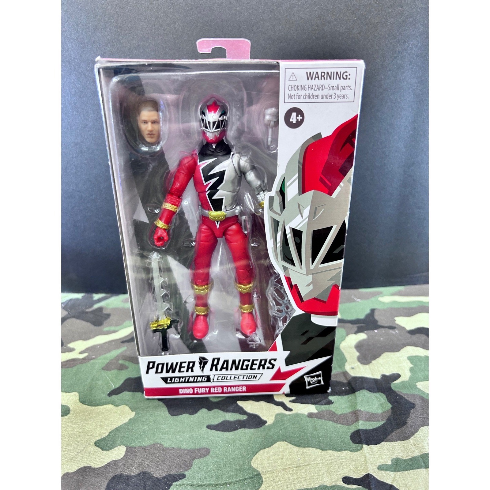 Power Rangers Lightning Collection Dino Fury Red Ranger Action Figure Hasbro
