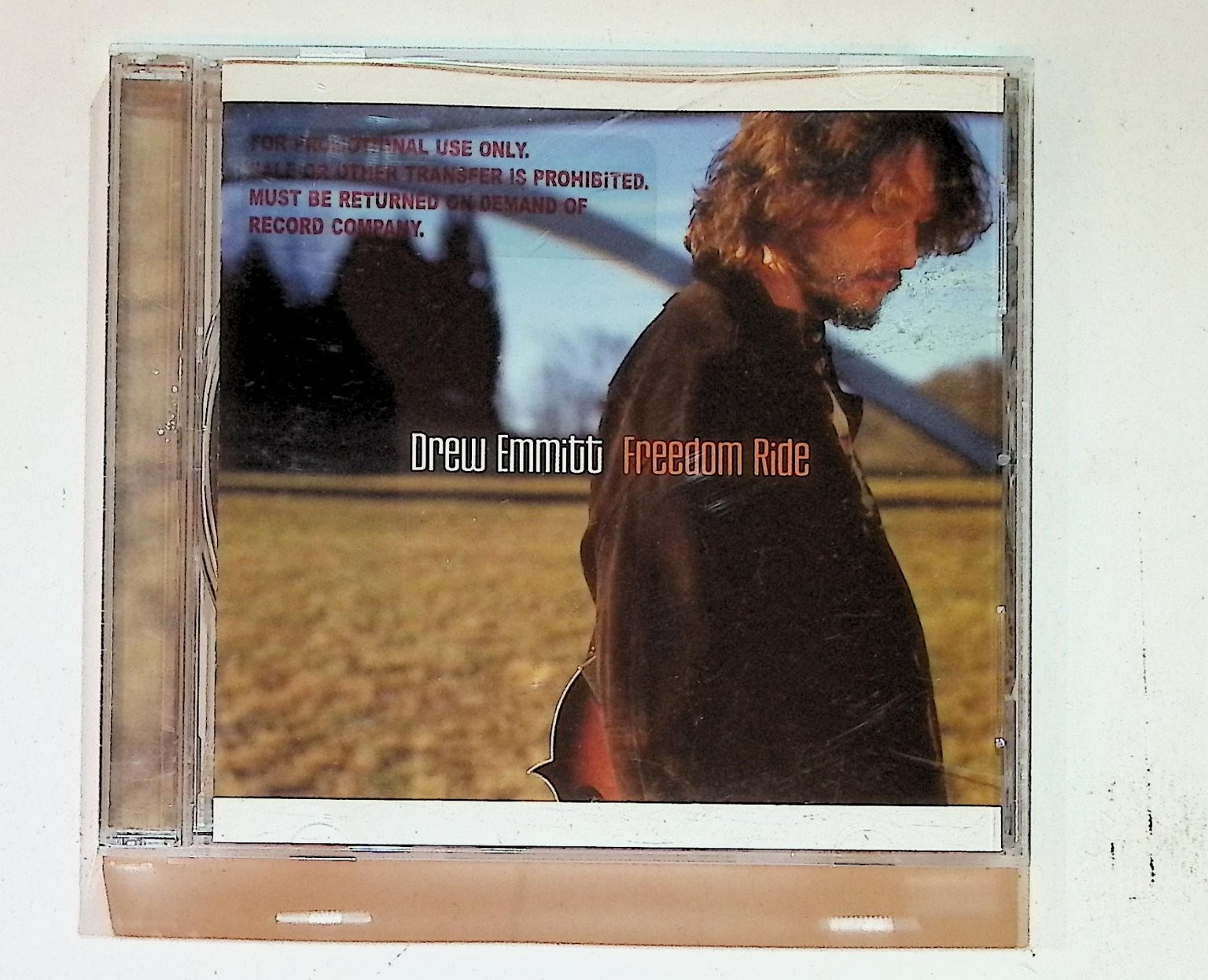 Drew Emmitt – Freedom Ride CD 2002 Promo Bluegrass Folk Compass Records